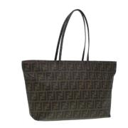 Fendi Vintage Pre-owned Canvas fendi-vskor Brown, Dam