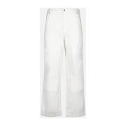 Dior Vit Snickare Jeans Höst-Vinter 2024 Män White, Herr