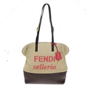 Fendi Vintage Pre-owned Mocka totevskor Beige, Dam