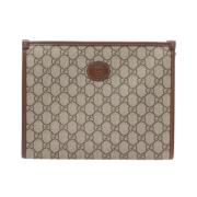 Gucci Vintage Pre-owned Laeder gucci-vskor Beige, Dam