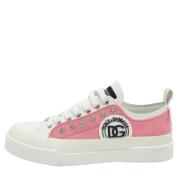 Dolce & Gabbana Pre-owned Pre-owned Canvas sneakers Pink, Herr