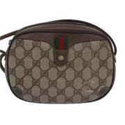 Gucci Vintage Pre-owned Canvas gucci-vskor Beige, Dam