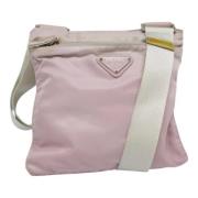 Prada Vintage Pre-owned Nylon prada-vskor Pink, Dam