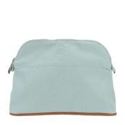 Hermès Vintage Pre-owned Canvas handvskor Blue, Dam