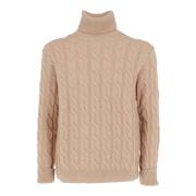 Jacob Cohën Stilren Turtle Neck Sweater Beige, Herr