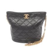 Chanel Vintage Pre-owned Laeder chanel-vskor Black, Dam