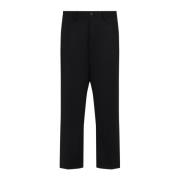 Junya Watanabe Svarta Slim Fit Byxor Black, Herr