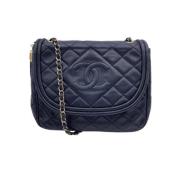 Chanel Vintage Pre-owned Laeder chanel-vskor Blue, Dam