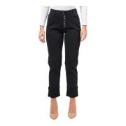 Jijil Svarta jeans med 5 fickor Black, Dam