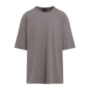 Moncler Damm Crewneck T-shirt för män Gray, Herr