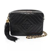 Chanel Vintage Pre-owned Laeder chanel-vskor Black, Dam