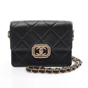 Chanel Vintage Pre-owned Laeder chanel-vskor Black, Dam