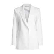 Max Mara Studio Managua Blazer Kvinnor Långärmad White, Dam