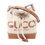 Gucci Vintage Pre-owned Laeder gucci-vskor Beige, Dam