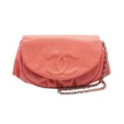 Chanel Vintage Pre-owned Laeder chanel-vskor Pink, Dam