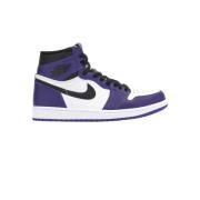 Jordan Court Purple Retro High Top Sneaker Purple, Herr