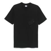 C.p. Company Svart Jersey Kortärmad T-shirt Black, Herr