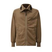 C.p. Company Justerbar huva fleecejacka Beige, Herr