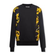 Versace Jeans Couture Sweatshirt med 'Chain Couture'-mönster Black, He...