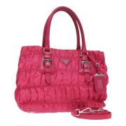 Prada Vintage Pre-owned Laeder handvskor Pink, Dam