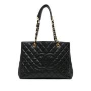 Chanel Vintage Pre-owned Laeder totevskor Black, Dam