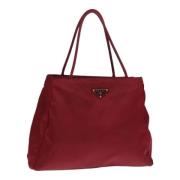 Prada Vintage Pre-owned Laeder totevskor Red, Dam