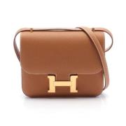 Hermès Vintage Pre-owned Laeder crossbodyvskor Brown, Dam