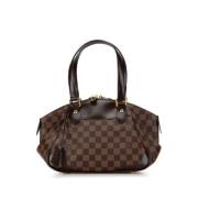 Louis Vuitton Vintage Pre-owned Canvas handvskor Brown, Dam