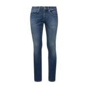 Dondup Slim Fit Blå Denim Jeans Blue, Herr