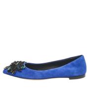 Giuseppe Zanotti Pre-owned Pre-owned Mocka lgskor Blue, Dam