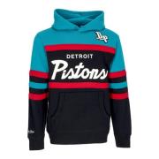 Mitchell & Ness Detroit Pistons NBA Head Coach Hoodie Black, Herr