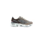 Premiata Beige Sneakers med Ergonomisk Sula Beige, Herr