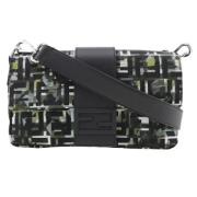 Fendi Vintage Pre-owned Canvas axelremsvskor Black, Dam