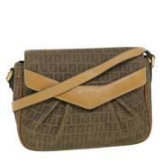 Fendi Vintage Pre-owned Canvas fendi-vskor Beige, Dam