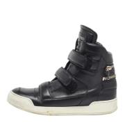 Balmain Pre-owned Pre-owned Laeder sneakers Black, Herr