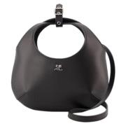 Courrèges Laeder handvskor Black, Dam