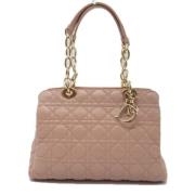 Dior Vintage Pre-owned Laeder totevskor Beige, Dam