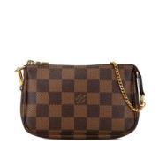 Louis Vuitton Vintage Pre-owned Canvas handvskor Brown, Dam