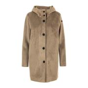 RRD Dove Grey Velvet Neo Parka Jacka Gray, Dam