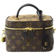 Louis Vuitton Vintage Pre-owned Canvas handvskor Brown, Dam