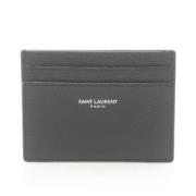 Yves Saint Laurent Vintage Pre-owned Laeder plnbcker Black, Dam