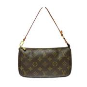 Louis Vuitton Vintage Pre-owned Canvas handvskor Brown, Dam