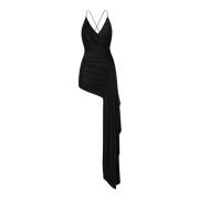 Alexandre Vauthier Svart Asymmetrisk Miniklänning Black, Dam