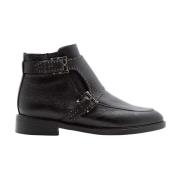 Pertini Eleganta Svarta Ankelboots Black, Dam