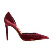 Alexandre Vauthier Burgundy spetsiga högklackade skor Red, Dam