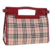 Burberry Vintage Pre-owned Nylon handvskor Red, Dam