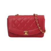 Chanel Vintage Pre-owned Laeder chanel-vskor Red, Dam