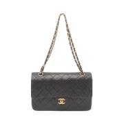 Chanel Vintage Pre-owned Laeder axelremsvskor Black, Dam