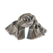 D.Exterior Check Dove Grey Scarf för Kvinnor Gray, Dam