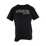 MC2 Saint Barth Svart bubbel T-shirt och Polo Black, Dam